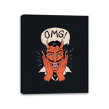 OMG Satan! - Canvas Wraps by RIPT Apparel - Vysn