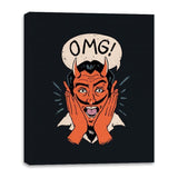 OMG Satan! - Canvas Wraps by RIPT Apparel - Vysn