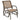 Outdoor Single Swing Glider Rocking Chair with Armrest-Brown