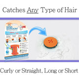 SinkShroom® (Orange) The Hair Catcher That Prevents Clogged Bathroom Sink Drains by TubShroom.com