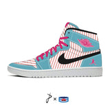 “Osaka" Jordan 1 Mid Shoes by Stadium Custom Kicks