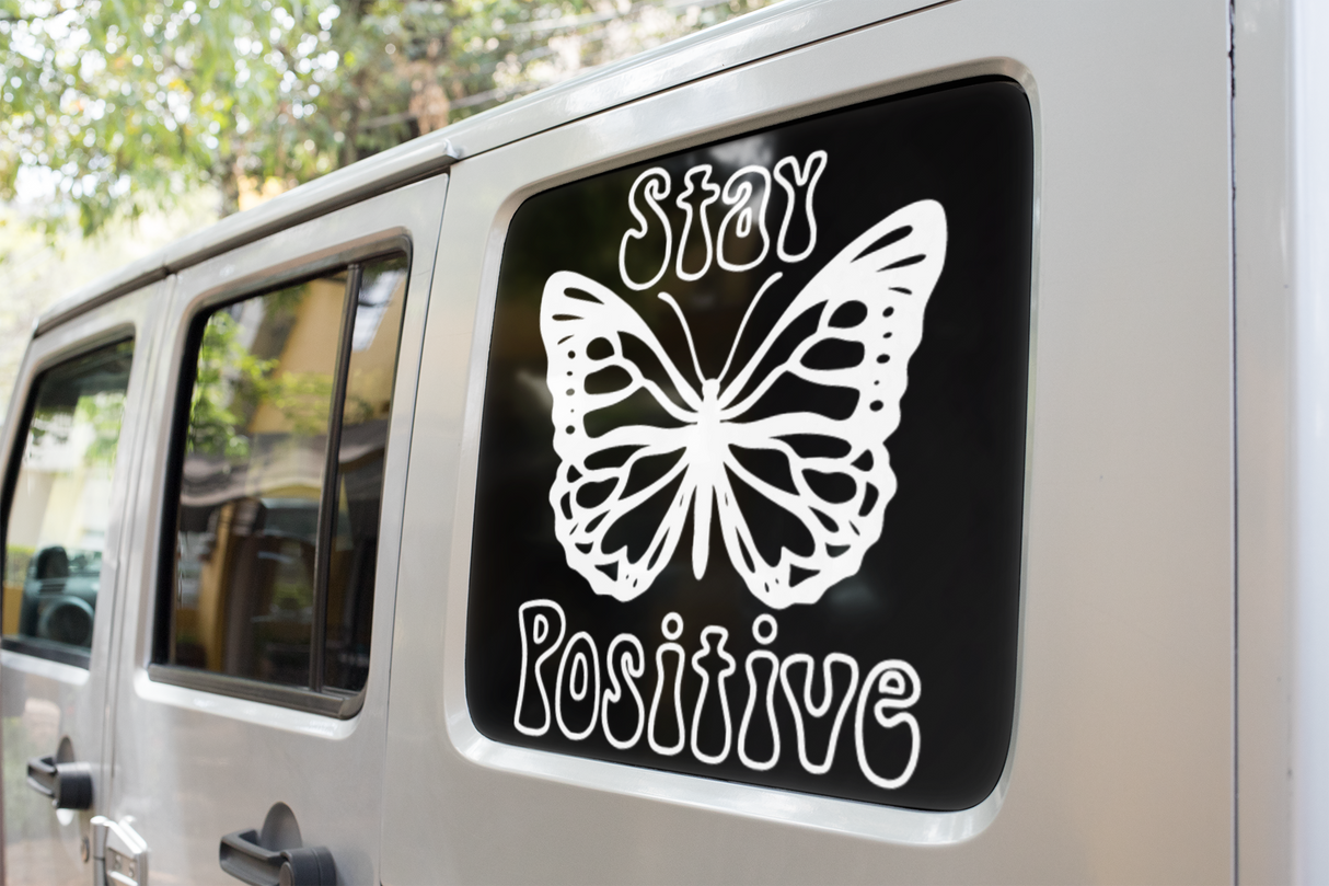 Stay Positive Boho Sticker by WinsterCreations™ Official Store