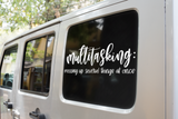 Multitasking Definition Sarcastic Sticker by WinsterCreations™ Official Store