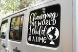 Changing The World 1 Child At A Time Teacher Sticker by WinsterCreations™ Official Store