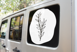 Boho Leaves Sticker by WinsterCreations™ Official Store