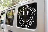 So Many Reasons To Be Happy Boho Sticker by WinsterCreations™ Official Store