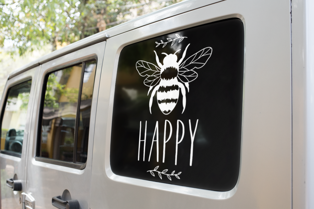 Bee Happy 1 Bumble Bee Sticker by WinsterCreations™ Official Store