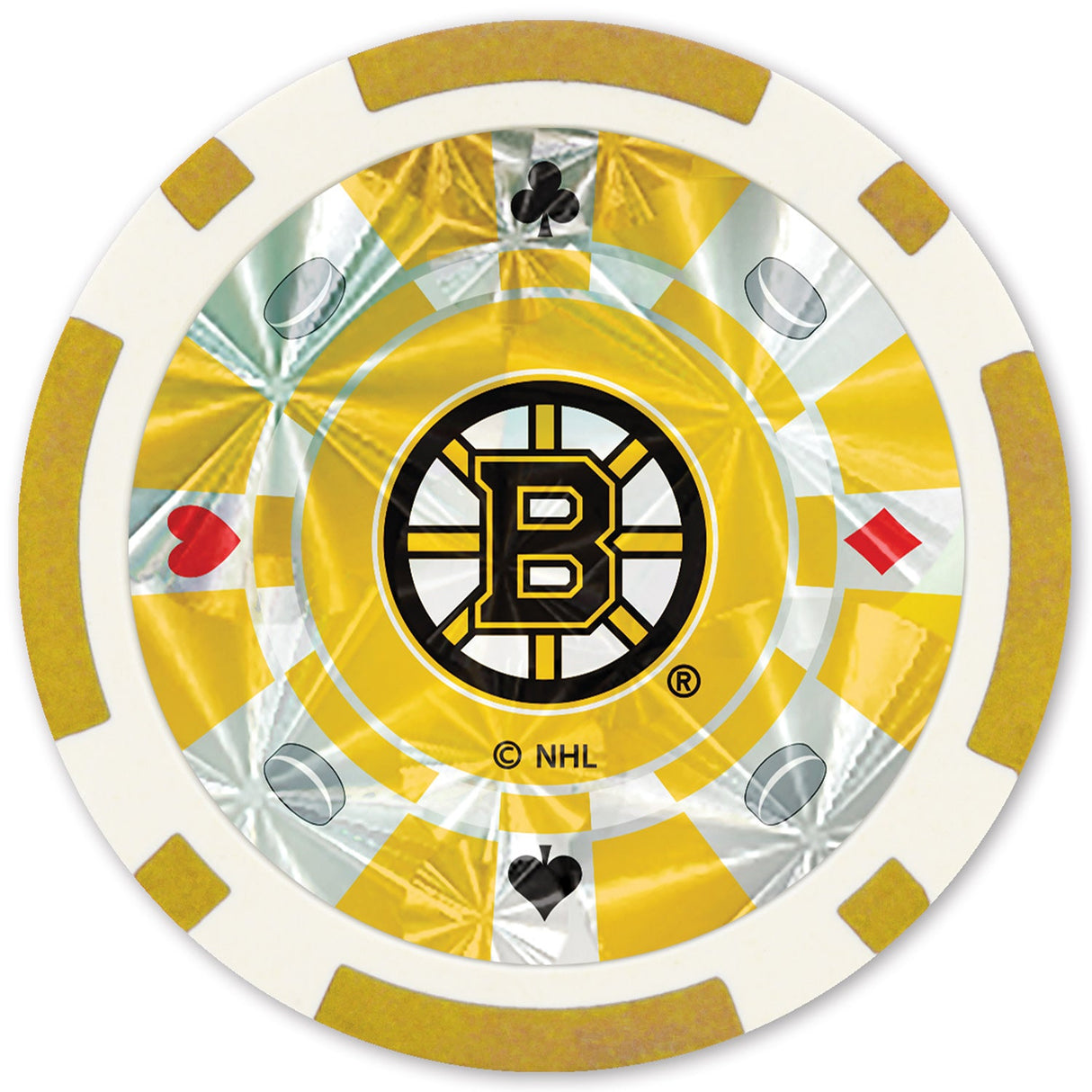 Boston Bruins 20 Piece Poker Chips by MasterPieces Puzzle Company INC