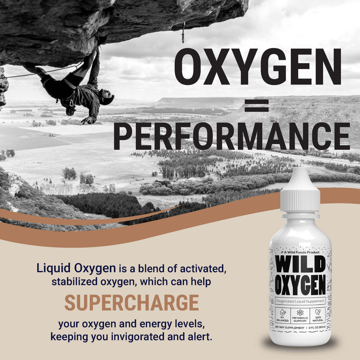 Wild Oxygen - Liquid Mineral Supplement 2oz - case of Six by Wild Foods