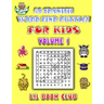 50 Spanish Word Find Puzzles for Kids Volume 1: Spanish Word Search Puzzles for Children with Growing Minds