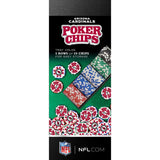 Arizona Cardinals 100 Piece Poker Chips by MasterPieces Puzzle Company INC