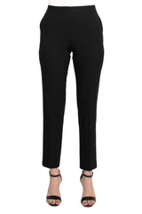 Philosophy Banded Waist Button Hook & Zipper Closure Side Pockets Viscose Blend Pant by Curated Brands