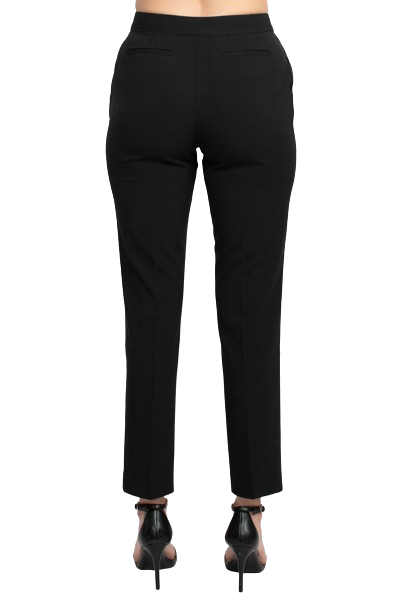 Philosophy Banded Waist Button Hook & Zipper Closure Side Pockets Viscose Blend Pant by Curated Brands