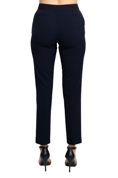 Philosophy Banded Waist Button Hook & Zipper Closure Side Pockets Viscose Blend Pant by Curated Brands