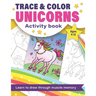 Trace and Color Unicorns: Activity Book