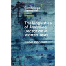 The Linguistics of Analysing Deception in Written Texts