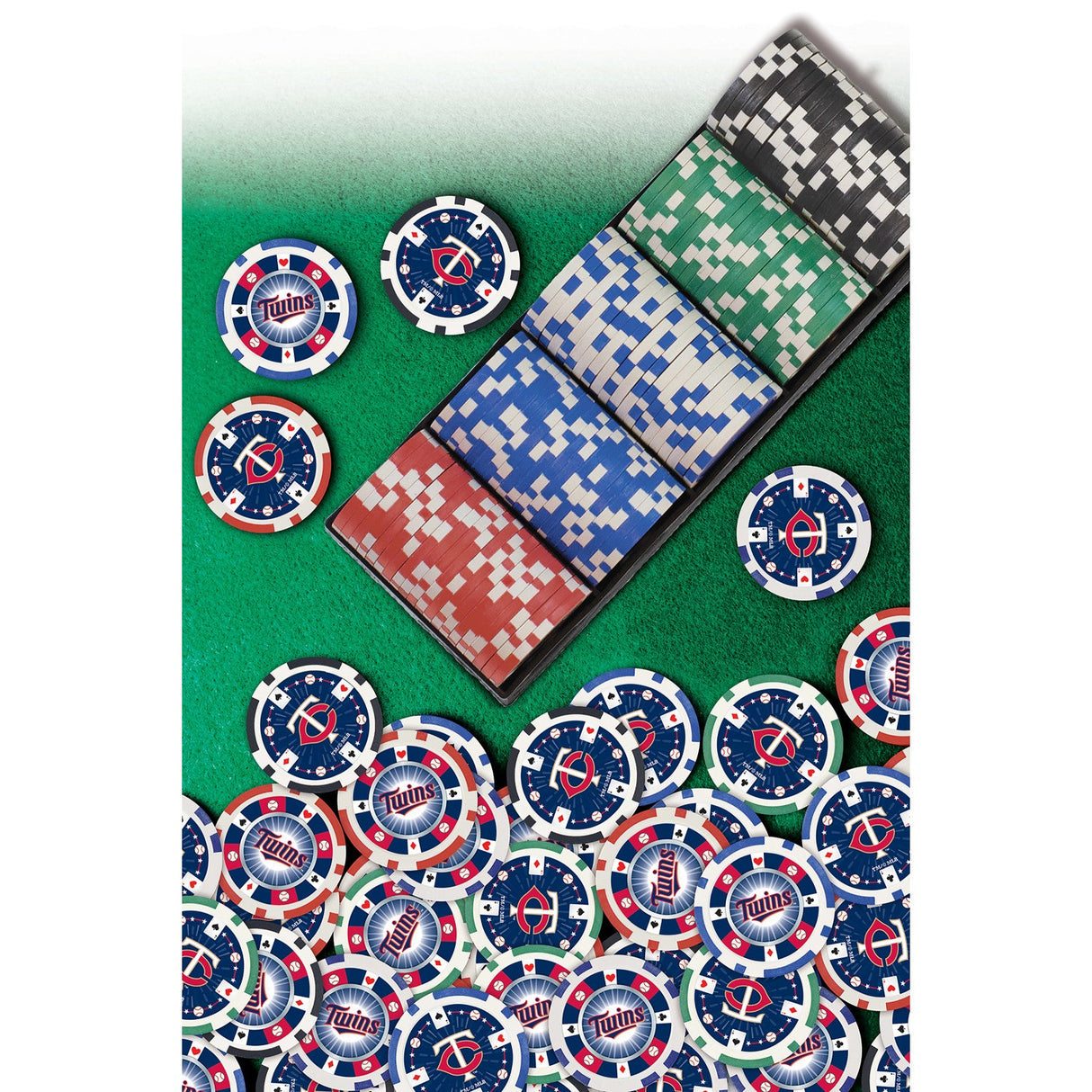 Minnesota Twins 100 Piece Poker Chips by MasterPieces Puzzle Company INC