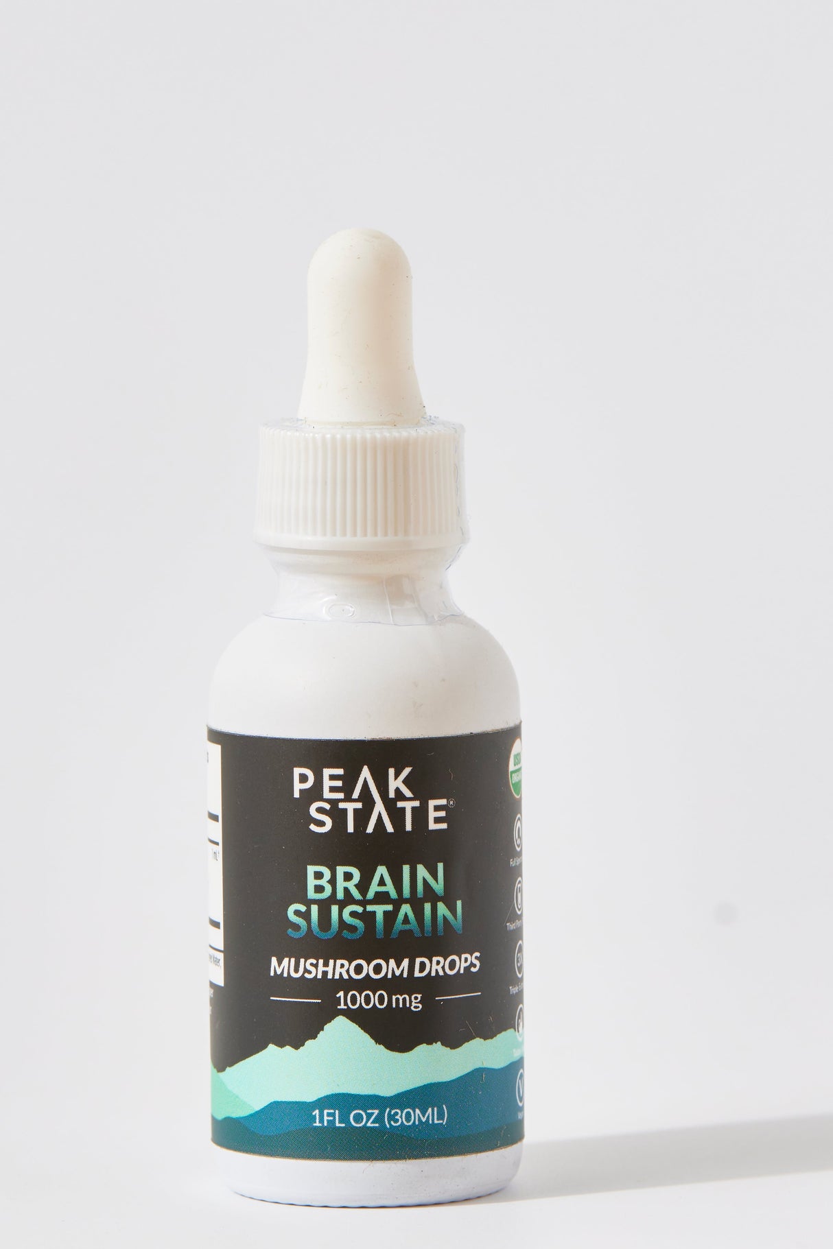 BRAIN SUSTAIN Mushroom Drops by Peak State Coffee