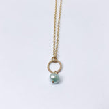 Pearl Drop Charm Necklace by Jennifer Cervelli Jewelry