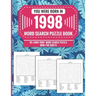 You Were Born In 1998: Word Search Puzzle Book For Adults: Large Print 85 Word Search Puzzles For Seniors And All Others Puzzle Fans With Sol