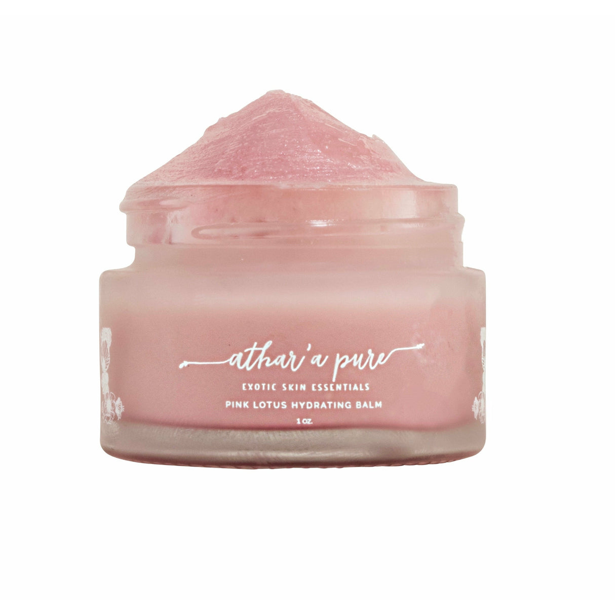 Pink Lotus Hydrating Balm (Organic, Vegan, 100% Natural) by Athar'a Pure