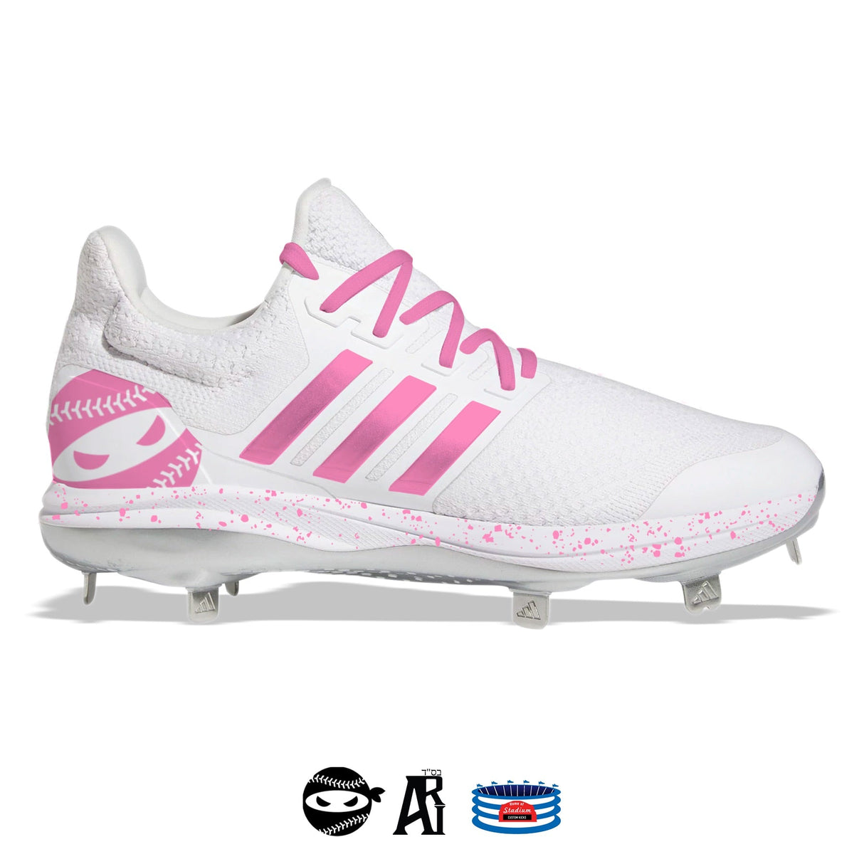 "Pitching Ninja" Adidas Ultraboost DNA 5.0 Cleats by Stadium Custom Kicks