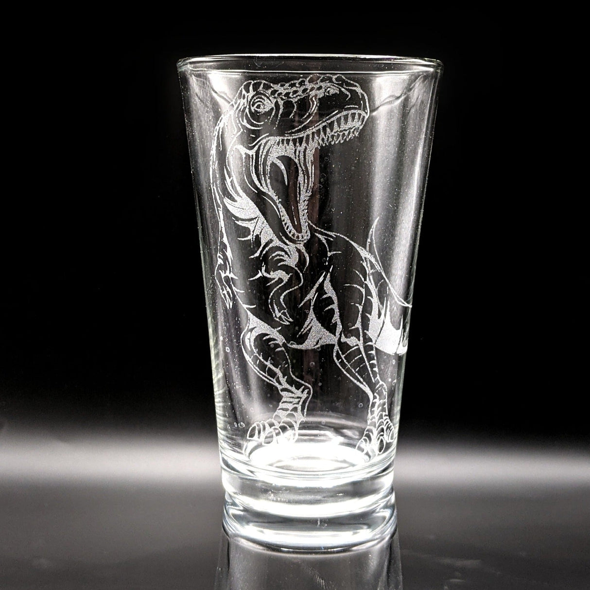 DINOSAUR Pint Glasses by LumEngrave