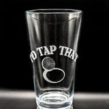 GOLF Pint Glasses by LumEngrave