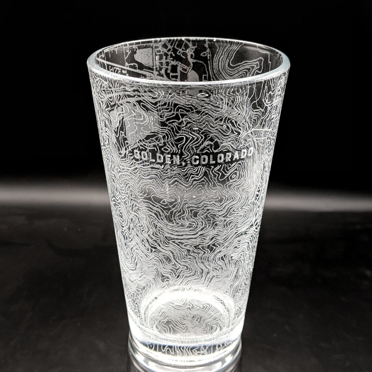 CITY STREET MAP Pint Glasses by LumEngrave