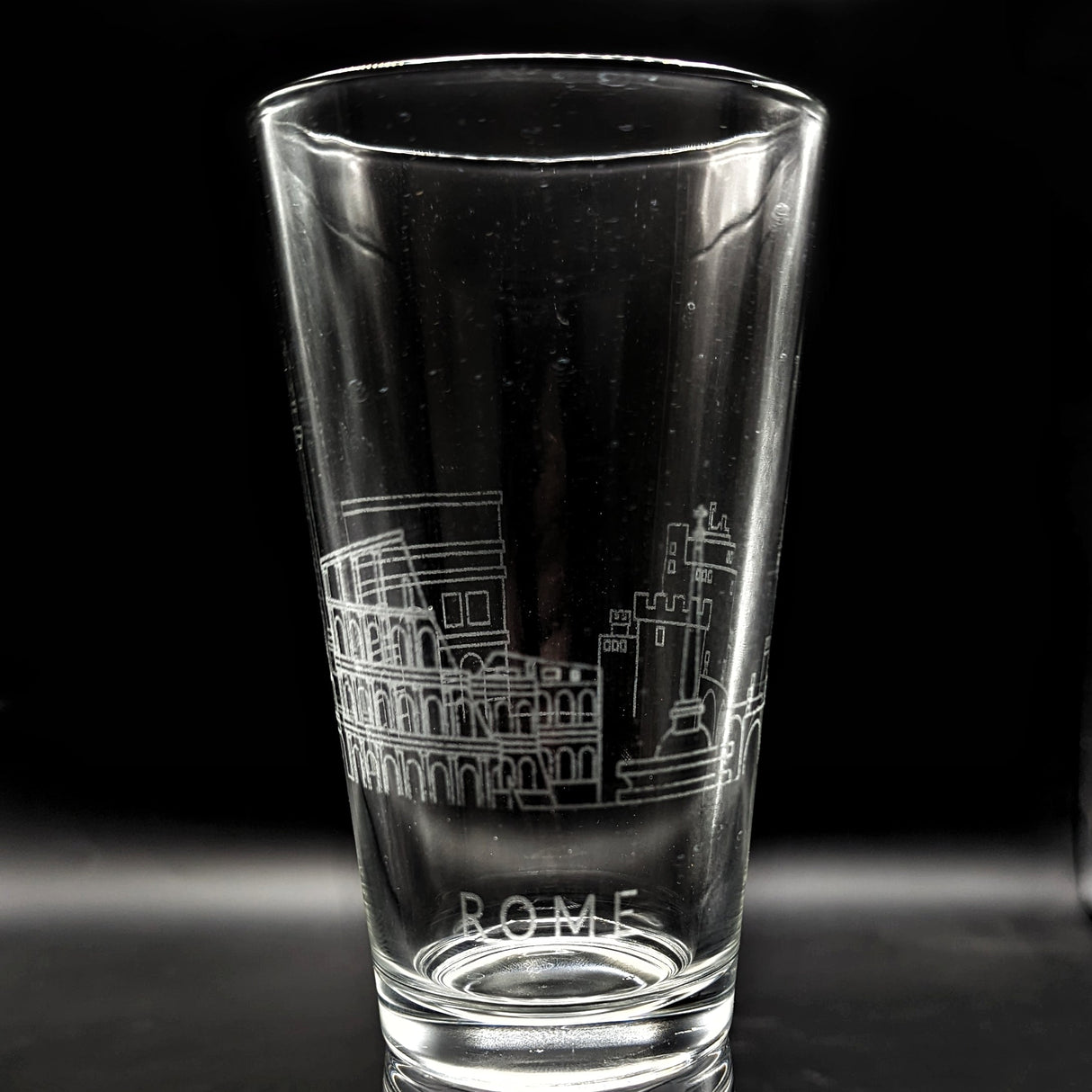 CITY SKYLINES Pint Glasses by LumEngrave