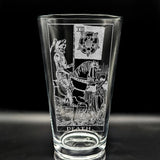 RIDER-WAITE TAROT CARD Pint Glasses by LumEngrave