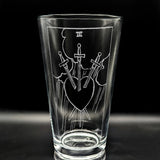 RIDER-WAITE TAROT CARD Pint Glasses by LumEngrave