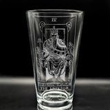 RIDER-WAITE TAROT CARD Pint Glasses by LumEngrave