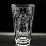 RIDER-WAITE TAROT CARD Pint Glasses by LumEngrave