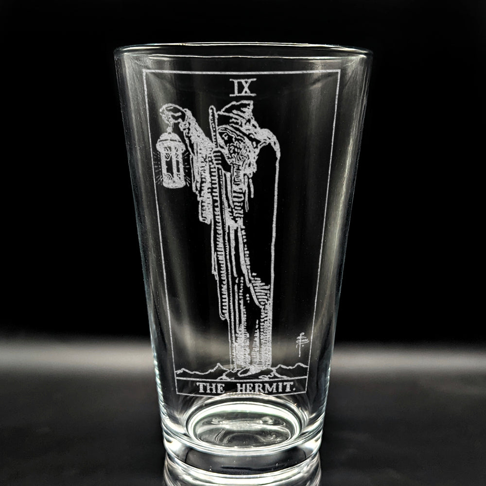 RIDER-WAITE TAROT CARD Pint Glasses by LumEngrave