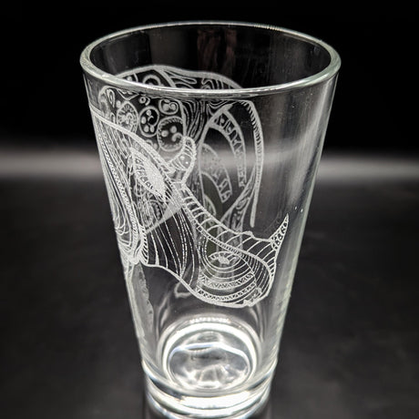 MYSTIC ANIMAL Pint Glasses by LumEngrave