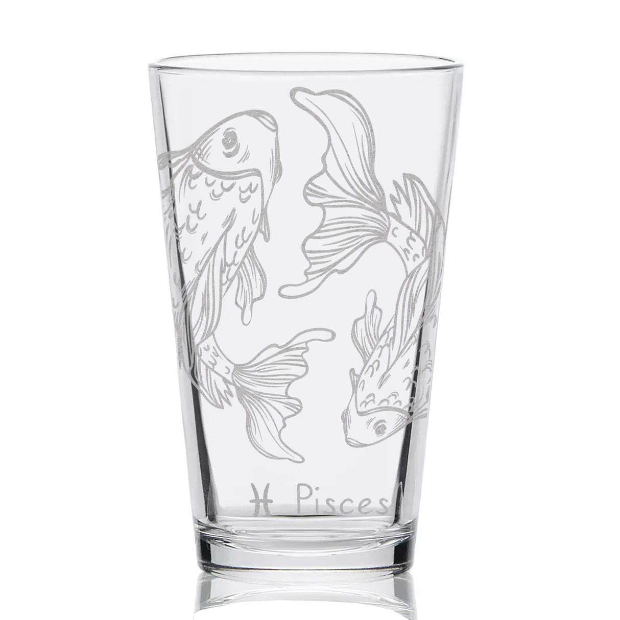 ZODIAC Pint Glasses by LumEngrave