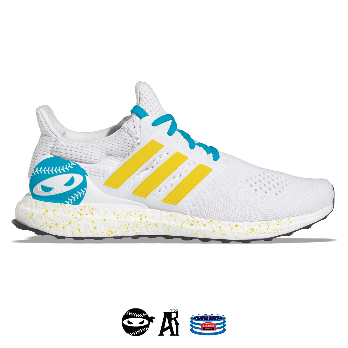 "Pitching Ninja" Adidas Ultraboost DNA 1.0 Shoes by Stadium Custom Kicks