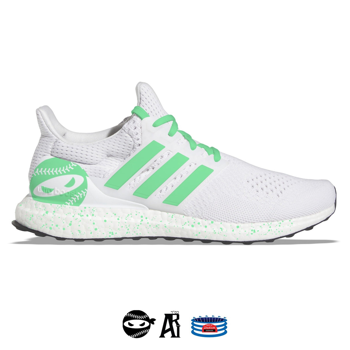 "Pitching Ninja" Adidas Ultraboost DNA 1.0 Shoes by Stadium Custom Kicks