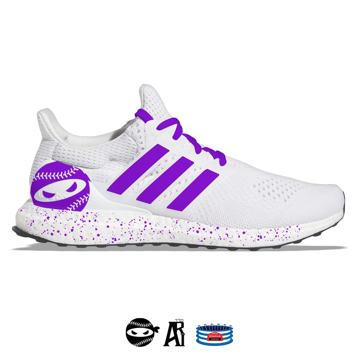 "Pitching Ninja" Adidas Ultraboost DNA 1.0 Shoes by Stadium Custom Kicks