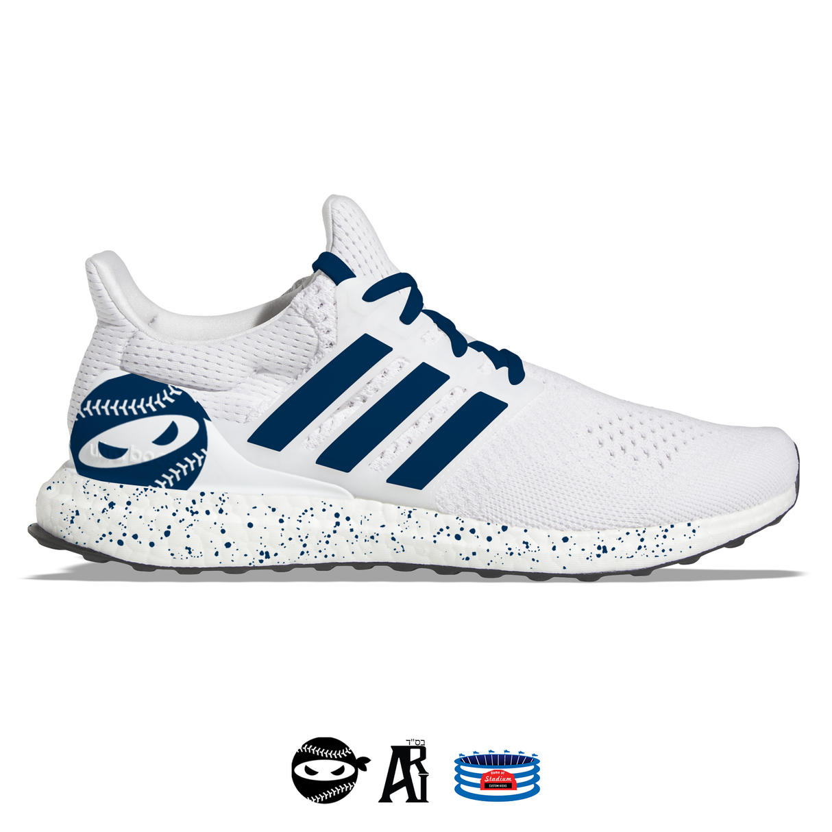 "Pitching Ninja" Adidas Ultraboost DNA 1.0 Shoes by Stadium Custom Kicks