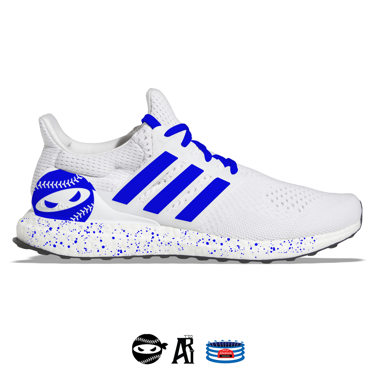 "Pitching Ninja" Adidas Ultraboost DNA 1.0 Shoes by Stadium Custom Kicks