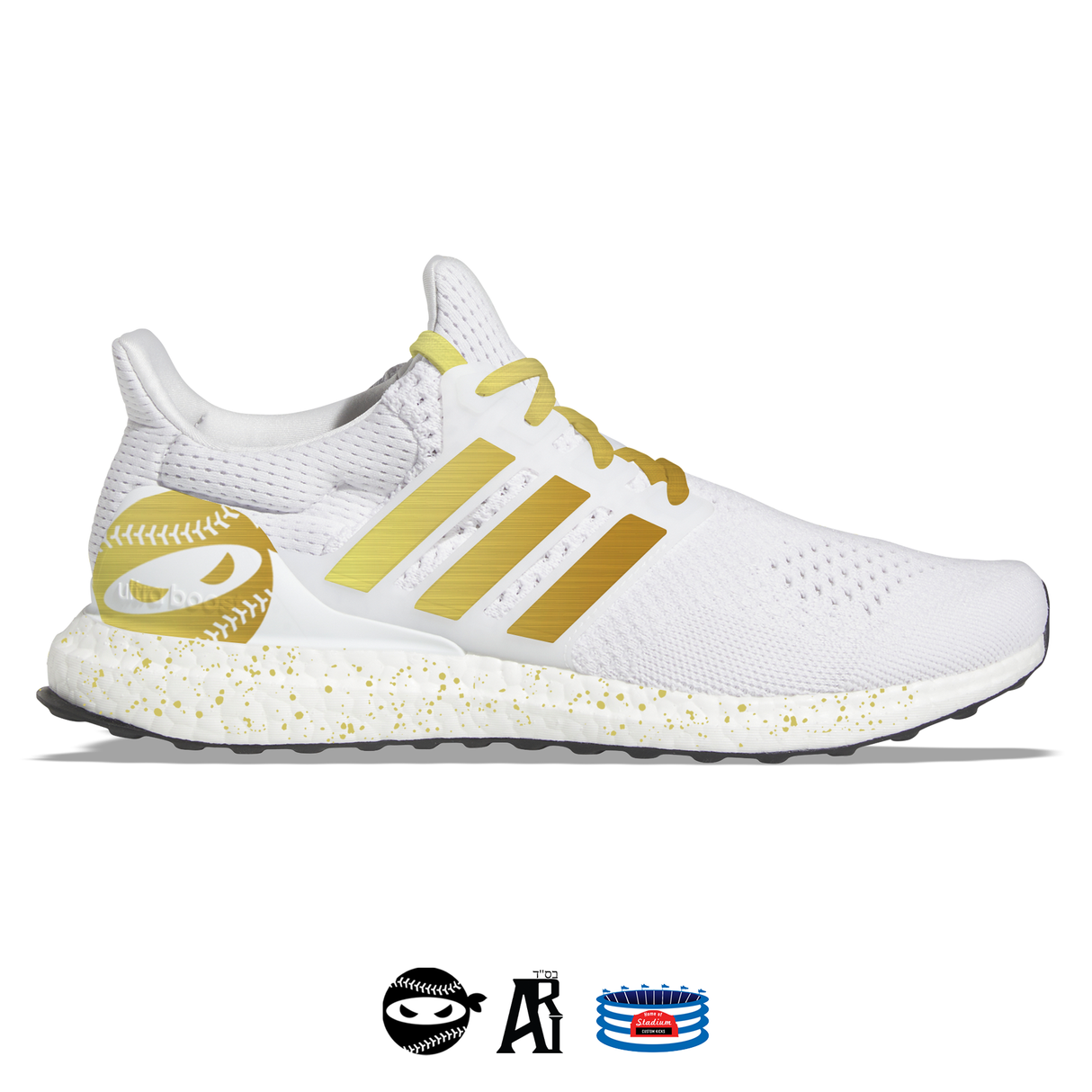 "Pitching Ninja" Adidas Ultraboost DNA 1.0 Shoes by Stadium Custom Kicks