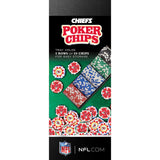 Kansas City Chiefs 100 Piece Poker Chips by MasterPieces Puzzle Company INC