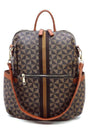 PM Monogram Striped Convertible Backpack - Vysn