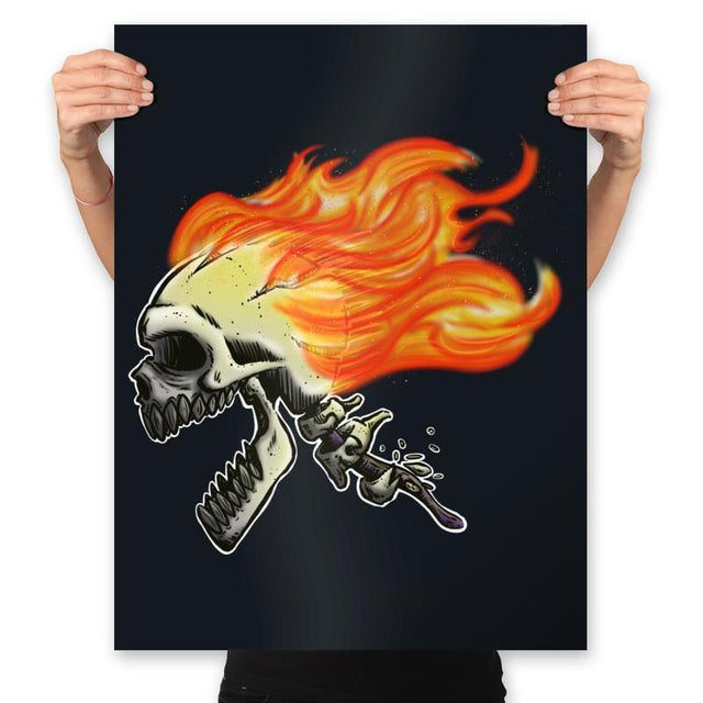 Hot Skull - Prints by RIPT Apparel - Vysn