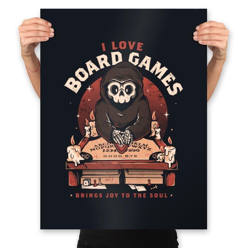 I Love Board Games - Prints by RIPT Apparel - Vysn