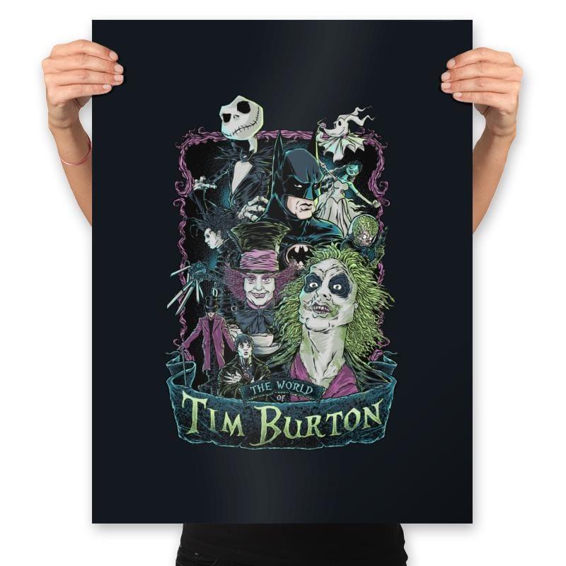 Tim Burton Director Films - Prints by RIPT Apparel - Vysn