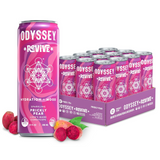 Prickly Pear Revive Sparkling Mood & Hydration Drink - Caffeine Free - 12 Pack by OdysseyElixir