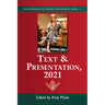 Text & Presentation, 2021